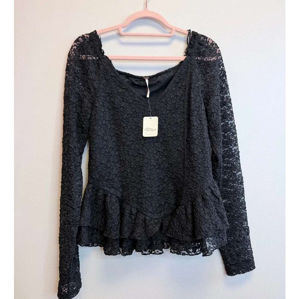 FREE PEOPLE Stella Long Sleeve Top Medium NWT